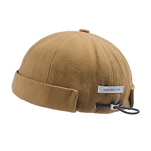 CLAPE Baumwolle Dockermütze Dockercap Verstellbar Docker Cap Ohne Schirm Retro Beanie Brimless Hat Rolled Cuff Harbour Hat Khaki CT15 CLAPE Baumwolle Dockermütze Dockercap Verstellbar Docker Cap Ohne Schirm Retro Beanie Brimless Hat Rolled Cuff Harbour Hat Khaki CT15 von CLAPE