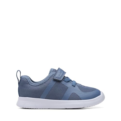 Clarks Ath Flux T Sneaker, Light Blue, 20 EU von Clarks