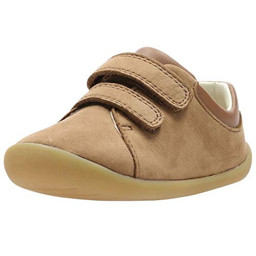 Clarks Baby - Jungen Roamer Craft T Sneaker, Tan Leder, 18.5 EU von Clarks