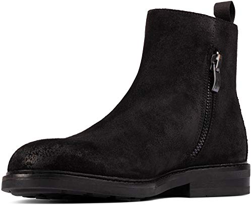 Clarks Clarkdale Herren-Stiefel mit Reißverschluss, Schwarz, 8 von Clarks