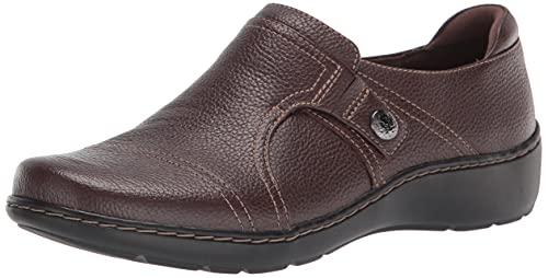 Clarks Cora Poppy Women's Slip On 8.5 C/D US Dark Brown Clarks Cora Poppy Women's Slip On 8.5 C/D US Dark Brown von Clarks