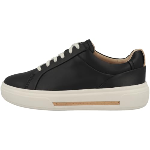 Clarks Damen 261763074 Sneaker, Black Leather, 39 EU Clarks Damen 261763074 Sneaker, Black Leather, 39 EU von Clarks