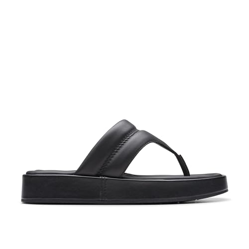 Clarks Damen Alda Walk Sandale, Black Leather, 39.5 EU Clarks Damen Alda Walk Sandale, Black Leather, 39.5 EU von Clarks