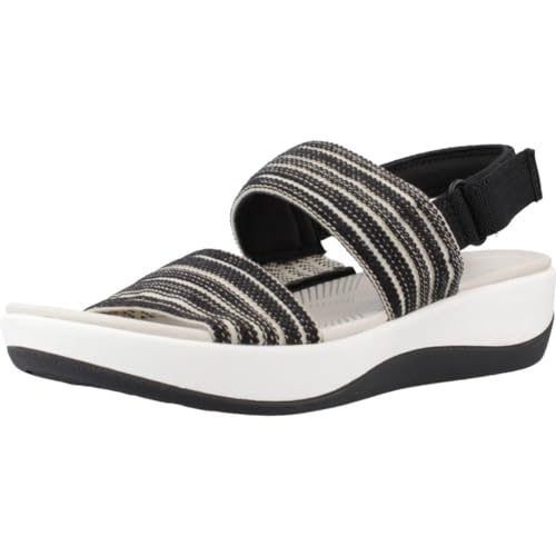 Clarks Damen Arla Stroll Sandale, Black Combi, 39.5 EU Clarks Damen Arla Stroll Sandale, Black Combi, 39.5 EU von Clarks