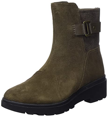 Clarks Damen Calla Mid Fashion Boot, Dark Olive SDE, 37 EU von Clarks