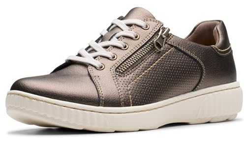 Clarks Damen Caroline Janna Sneaker, Bronze-Leder, 39 EU Clarks Damen Caroline Janna Sneaker, Bronze-Leder, 39 EU von Clarks