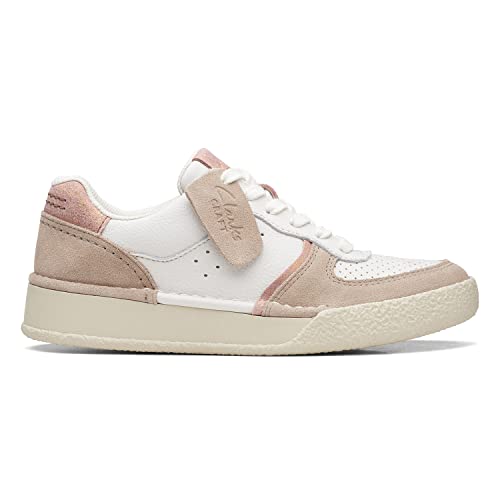Clarks Damen Craft Cup Court Sneaker, Sand Combi, 35.5 EU Clarks Damen Craft Cup Court Sneaker, Sand Combi, 35.5 EU von Clarks