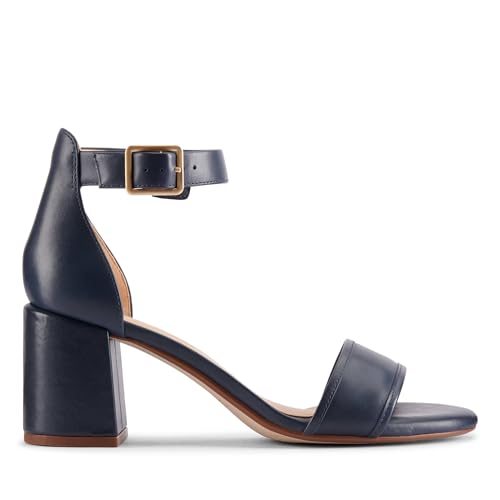 Clarks Damen Ezoria Mae Sandale, Navy Leather, 37.5 EU Clarks Damen Ezoria Mae Sandale, Navy Leather, 37.5 EU von Clarks