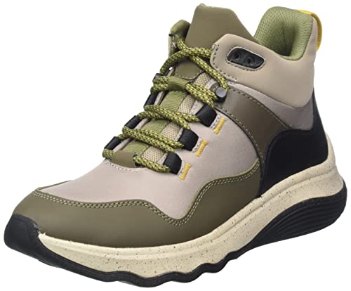 Clarks Damen Jaunt Lo Hiking Boot, Dark Olive Combi, 37 EU von Clarks