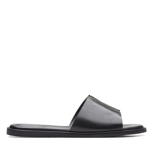 Clarks Damen Karsea Mule Slide Sandal, Black Leather, 41 EU Clarks Damen Karsea Mule Slide Sandal, Black Leather, 41 EU von Clarks