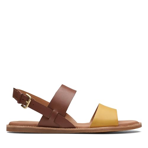 Clarks Damen Karsea Strap Sandal, Tan Combi, 40 EU Clarks Damen Karsea Strap Sandal, Tan Combi, 40 EU von Clarks