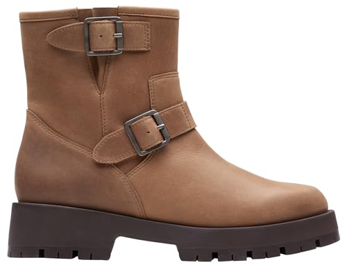 Clarks Damen Ledwick Haley Mode-Stiefel, Dark Sand Oily, 40.5 EU Clarks Damen Ledwick Haley Mode-Stiefel, Dark Sand Oily, 40.5 EU von Clarks