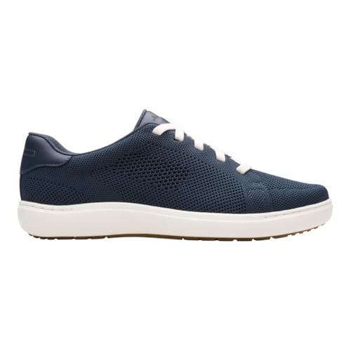 Clarks Damen Nalle Lace Sneaker, Marineblau gestrickt, 7.5 Wide Clarks Damen Nalle Lace Sneaker, Marineblau gestrickt, 7.5 Wide von Clarks