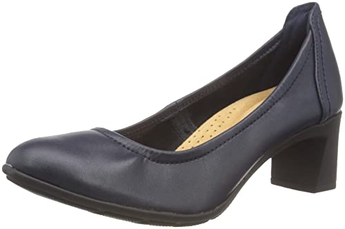 Clarks Damen Neiley Pearl Pump, Navy Leather, 37 EU Clarks Damen Neiley Pearl Pump, Navy Leather, 37 EU von Clarks