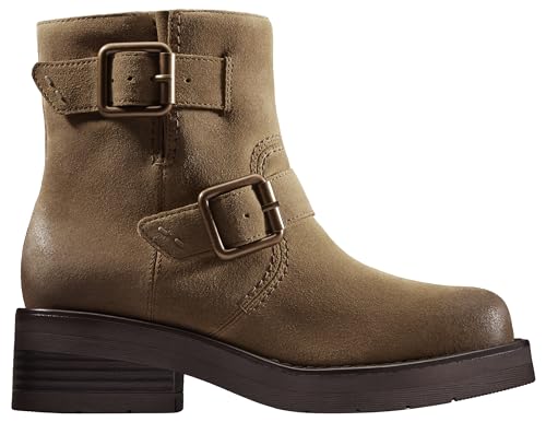 Clarks Damen Rebelle Buckle Mode-Stiefel, Walnuss-Wildleder, 41 EU Clarks Damen Rebelle Buckle Mode-Stiefel, Walnuss-Wildleder, 41 EU von Clarks