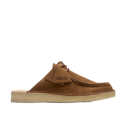 Clarks Desert Nomad Pantoletten für Herren, Cola Veloursleder, 46 EU von Clarks