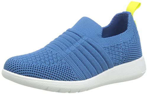 Clarks Ezera Walk K. Sneaker, Blue Textile, 30 EU von Clarks