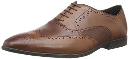 Clarks Herren Bampton Rhodes Oxfords, Braun (Tan Combi), 41 EU von Clarks