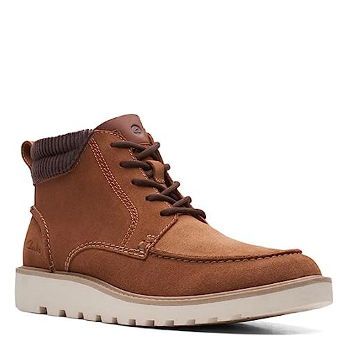 Clarks Herren Boots Stiefelette, Cola Wildleder, 8 von Clarks