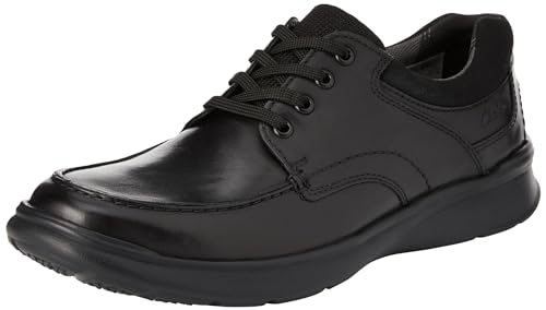 Clarks Herren Cotrell Edge, Blk Smooth Lea, 39.5 EU von Clarks