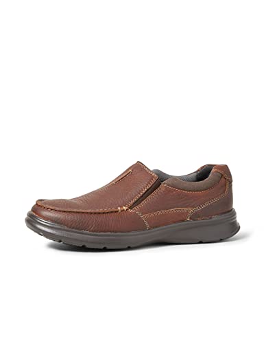 Clarks Herren Cotrell Free Slipper, Braun (Tobacco Leather), 44.5 EU von Clarks