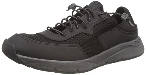 Clarks Herren Davis Low Sneaker, Schwarze Kombination, 40 EU von Clarks