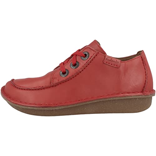 Clarks Damen Funny Dream Oxford, Red Leather, 40 EU Clarks Damen Funny Dream Oxford, Red Leather, 40 EU von Clarks