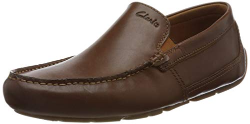 Clarks Herren Markman Plain Mokassin, Dunkle Bräunung, 41 EU von Clarks