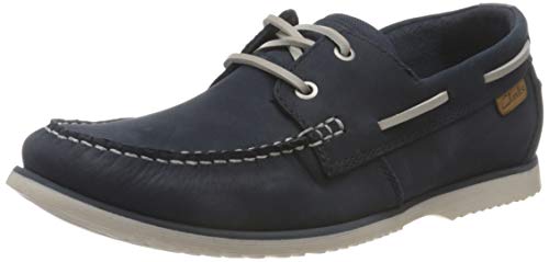 Clarks Herren Noonan Lace Bootsschuh, Navy Nubuck, 44.5 EU von Clarks