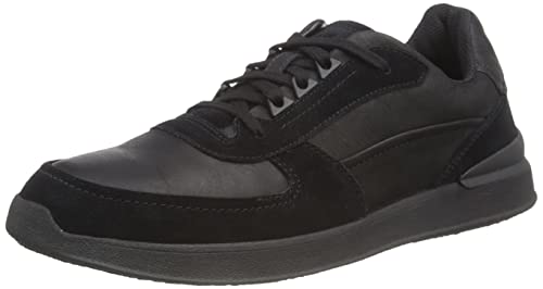 Clarks Herren RaceLite Move Sneaker, Black, 46 EU von Clarks