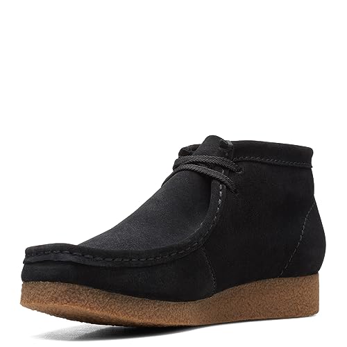 Clarks Herren Shacre Boot Chukka-Stiefel, Schwarzes Wildleder, 45 EU von Clarks