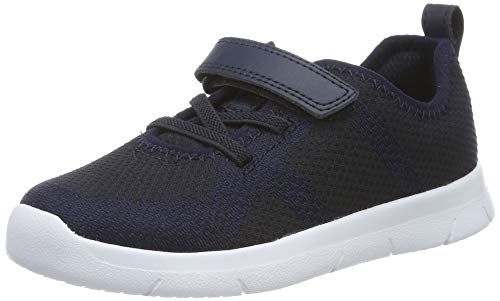 Clarks Jungen Ath Flux T Sneaker Niedrig, Blau (Navy Navy), 27 EU von Clarks