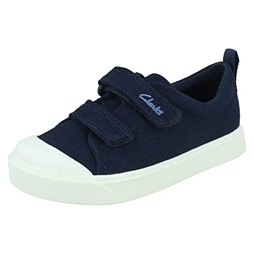 Clarks Jungen City Bright T Sneaker, Marine, 25.5 EU von Clarks