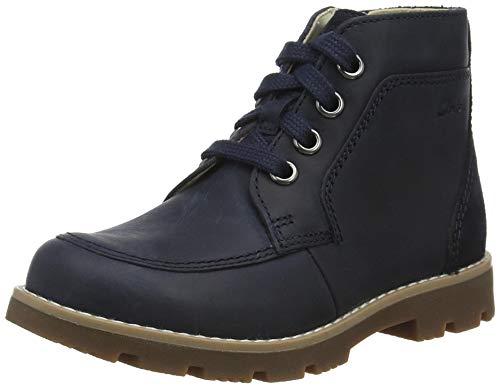 Clarks Jungen Heath Lace T Stiefelette, Navy, 25 EU von Clarks