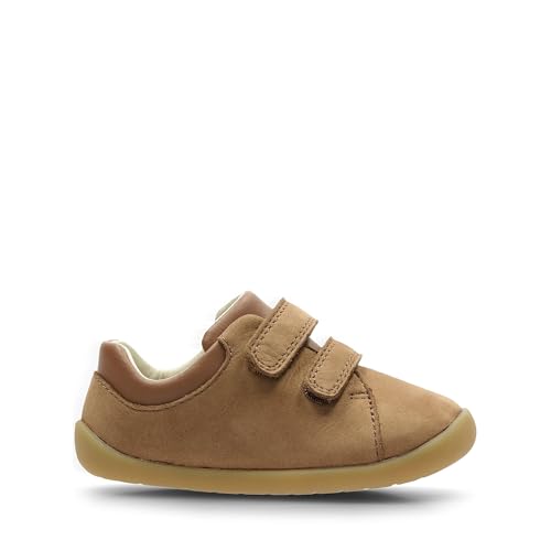 Clarks Baby - Jungen Roamer Craft T Sneaker, Tan Leder, 18.5 EU von Clarks