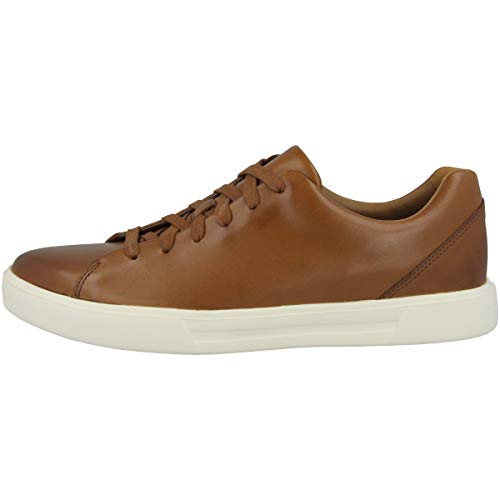 Clarks Herren Un Costa Lace Sneaker, Tan Leder, 44 EU von Clarks