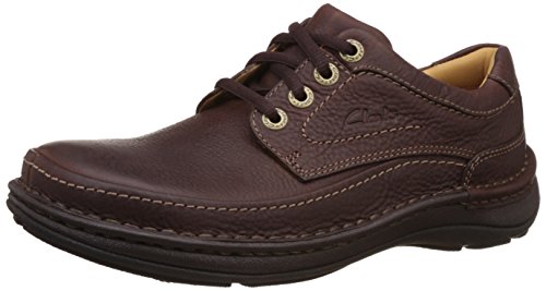 Clarks Nature Three Herren Derby Schnürhalbschuhe, Braun (Mahogany Leather), 40 EU von Clarks