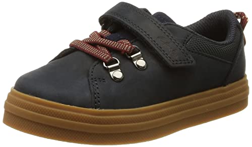 Clarks Nova Bar K Sneaker, Navy, 27 EU von Clarks