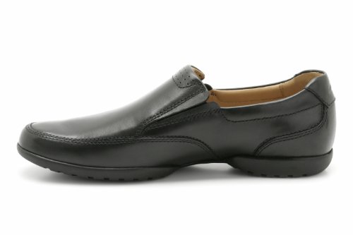 Clarks Recline Free 20348487 Herren Slip On, schwarz (Black Leather), 46 EU von Clarks