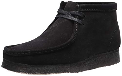 Clarks Wallabee Boot, kurze Stiefeletten für Damen, Schwarz, Wildleder, 42 EU von Clarks Originals