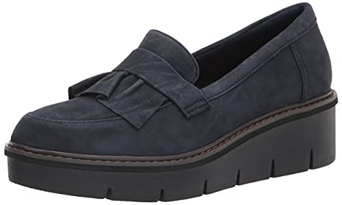 Clarks Women's Airabell Slip Loafer, Navy Suede, 8 Clarks Women's Airabell Slip Loafer, Navy Suede, 8 von Clarks