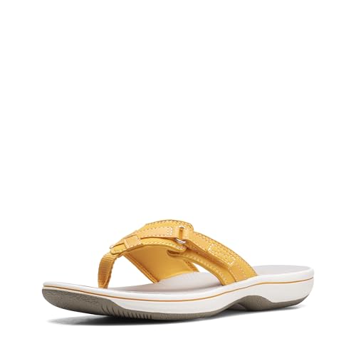 Clarks Women's Breeze Sea Flip-Flop, Burnt Yellow Synthetic, 9M Clarks Women's Breeze Sea Flip-Flop, Burnt Yellow Synthetic, 9M von Clarks