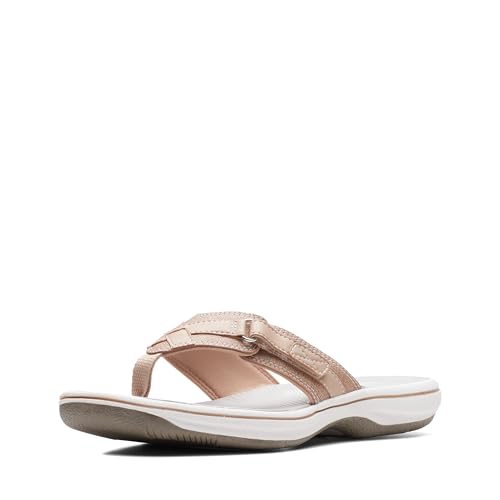 Clarks Damen Breeze Sea Flipflop, Taupe Synthetik, 36 EU Clarks Damen Breeze Sea Flipflop, Taupe Synthetik, 36 EU von Clarks