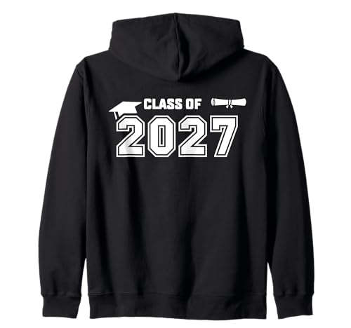 Abschlussgeschenk Klasse 2027 Senior 2027 Absolventen Männer Frauen Kapuzenjacke Abschlussgeschenk Klasse 2027 Senior 2027 Absolventen Männer Frauen Kapuzenjacke von Class Of 2027 Graduation Gifts Tee Shirts