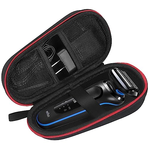 Classycoo Tasche Etui für Braun Series 3s/5s/7s/9s,Braun Series 3/5/7/9,Elektrorasierer Rasierer Herren,Hart Reise Tragen Hülle,Rasierer Reiseteui Rasierer,Harte reiseschutzhülle -Rot Classycoo Tasche Etui für Braun Series 3s/5s/7s/9s,Braun Series 3/5/7/9,Elektrorasierer Rasierer Herren,Hart Reise Tragen Hülle,Rasierer Reiseteui Rasierer,Harte reiseschutzhülle -Rot von Classycoo