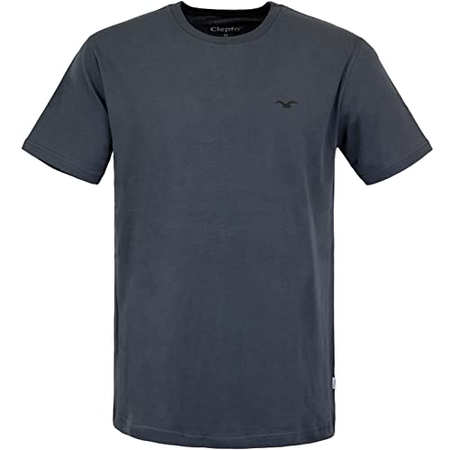 Cleptomanicx Ligull Regular T-Shirt Herren (Blue Graphite, M) von Cleptomanicx