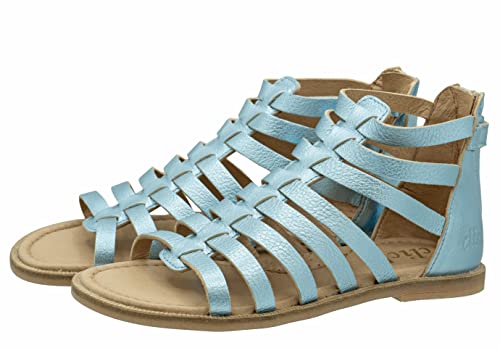 clic! Römer Sandalen Mädchen Leder Hellblau schmal 9708, Schuhgröße:EUR 38 von clic!