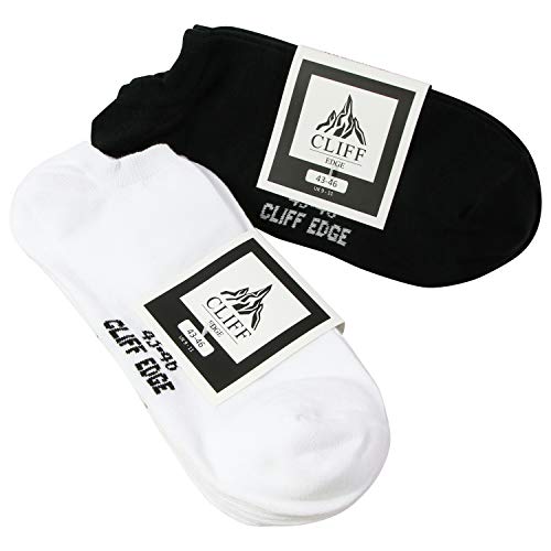 Cliff Edge 12 Paar Sneaker-Socken-Damen-Herren | Füßlinge für Mann und Frau | 35-38 | Mix von Cliff Edge