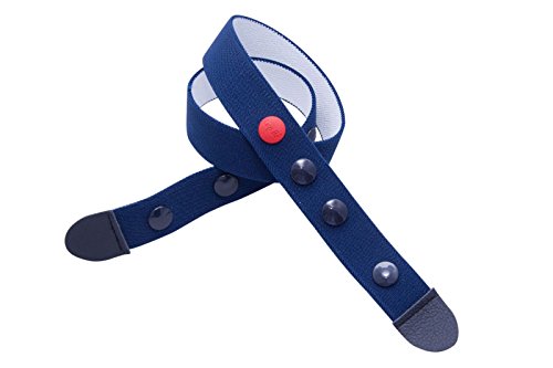 Clipho Woman Gürtel elastisch Damengürtel ohne Schnalle (42-46, blau) von Clip.Ho