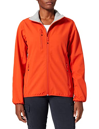 CLIQUE Damen Basic Softshell Jacke, Orange (Red Blood Orange), 36 von Clique